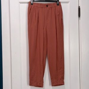 Madewell Drapey Pants, XS, Coral